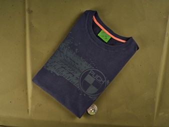 T-Shirt blau Puch