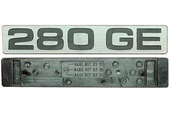 SCHRIFTZUG 280GE, CHROM MIT STIFTE
