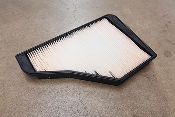STAUBFILTER IN ANSAUGSCHALE