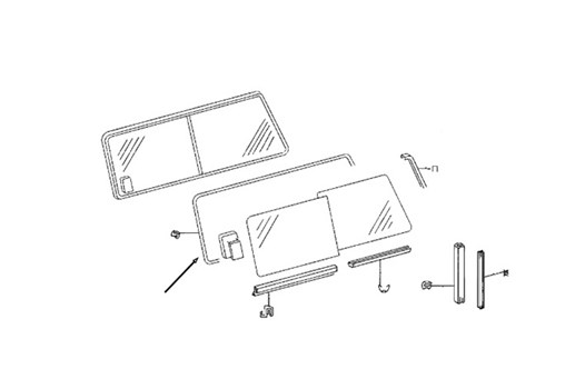 GUMMI, SEITENSCHEIBE (BM 4)