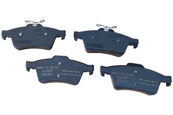 BREMSBELAG HINTERACHSE (SET)