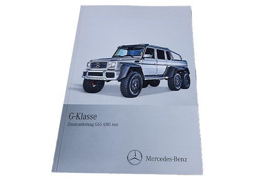 BETRIEBSANLEITUNG DE G63 AMG 6X6