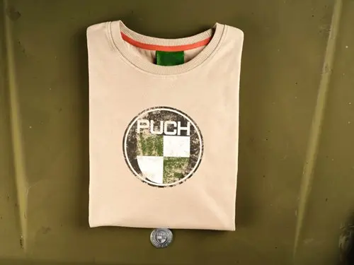 TShirt oliv Puch Logo
