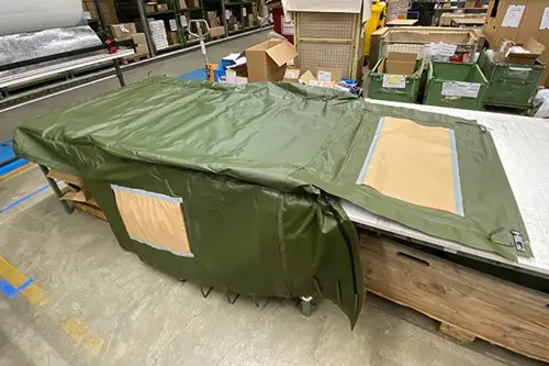 MODEL7 CANVAS TOP COMPL WITH REAR PART