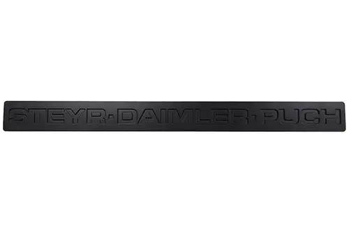 NAME PLATE S-D-P BLACK WITHOUT POLTS