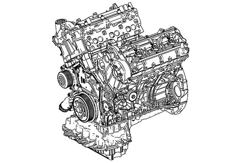 ENGINE G280CDI  REFURBISHED