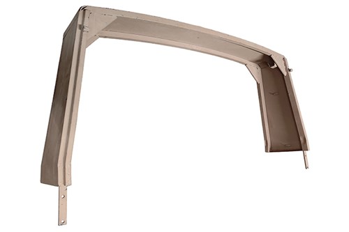 CANVAS SUPPORTING ARCH REAR