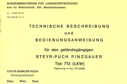 OPERATING MANUAL ÖBH ADDITIONAL 712 LKW