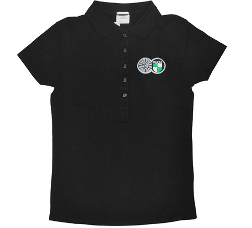 SALE: POLOSHIRT SHORT-ARM WOMEN BLACK