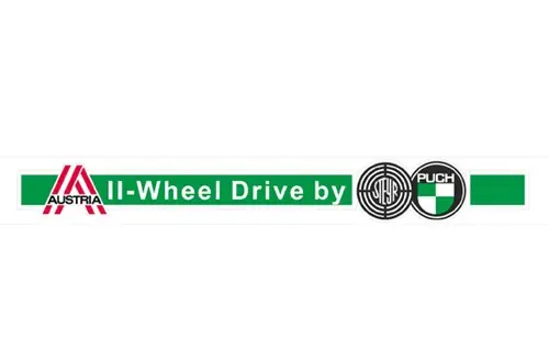 Sticker All-Wheel Drive by Steyr Puch