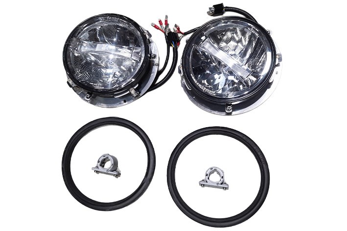 LED HEADLIGHT KIT G CLASS +LWR CHROME PR
