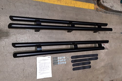 DOUBLE SILL PROTECTION W463 BLACK 5 DOOR
