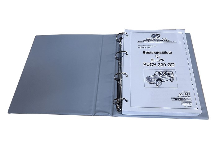 PUCH G 300GD SPAREPARTS CATALOGUE