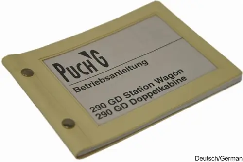 PUCH G OPERATION MANUAL
